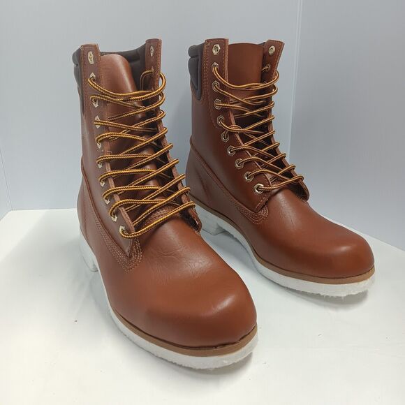 VINTAGE - MENS RANGER A250 BROWN FELT SOLES FISHING BOOTS - SIZE 9 NON SLIP - Picture 1 of 7
